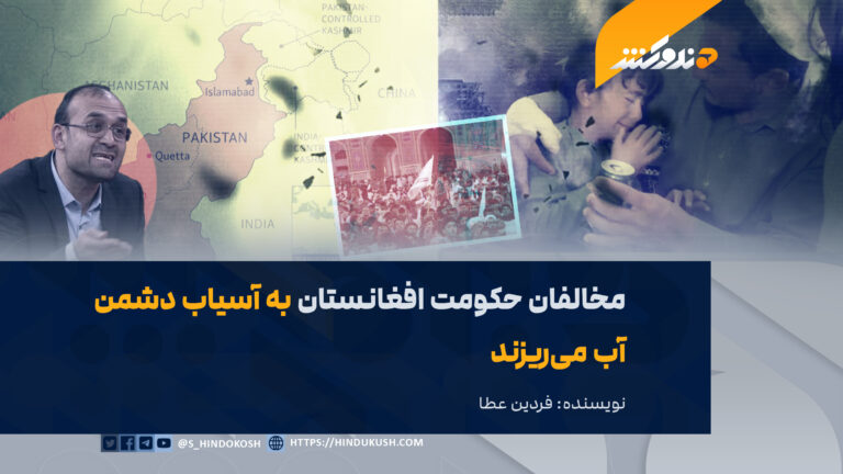 مخالفان حکومت افغانستان به آسیاب دشمن آب میریزند